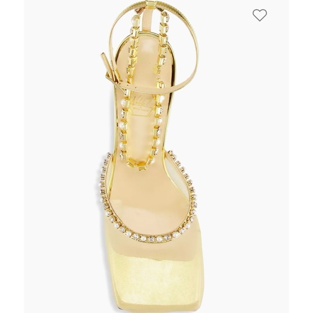 Nalebe Stellar Embellished Mesh Pumps